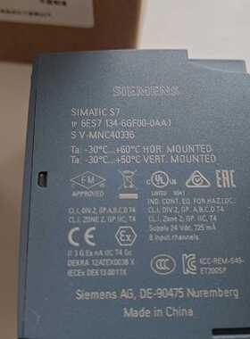【询价】6es7134-6gf00-0aa1  模块，适用