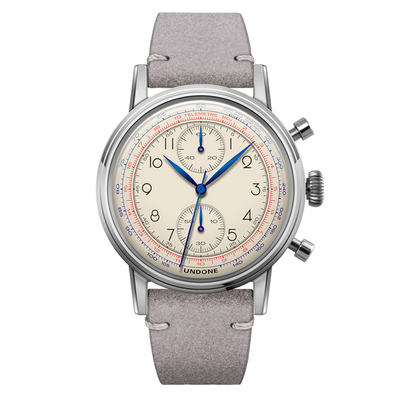 Undone复古时尚男女石英计时码表