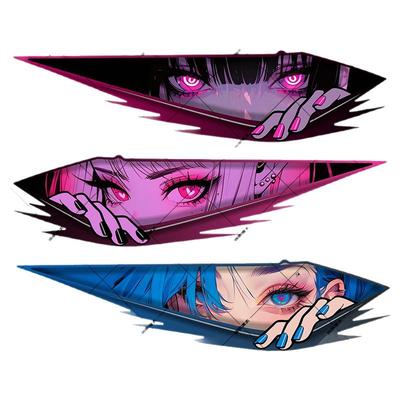 二次元眼神杀防水装饰贴