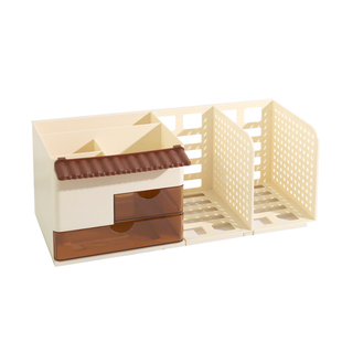 多功能抽屉书立书架桌面笔筒阅读架学生书本书立架分隔挡板立书架