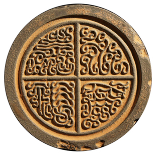 瓦当茶杯垫砖雕隔热垫子创意中式家用功夫茶禅意杯托茶具茶道配件