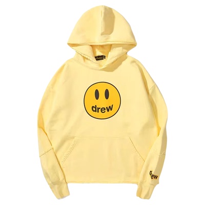 【官方正品】drew house笑脸图案拼接卫衣25秋季男女同款