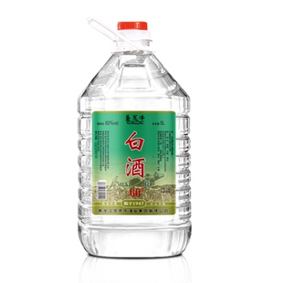 5L桶装经典60度高粱纯粮陈酿坛酒清香型垦荒牛酒厂直发北大荒白酒