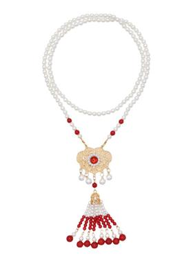 新中式古风马面裙长款项链璎珞