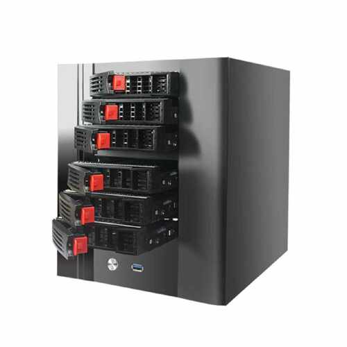 议价nas6盘位机箱B365itx主板航嘉1u额定150W电适用