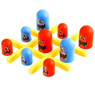 井字棋XO棋儿童益智玩具连连看双人对战旗亲子互动逻辑思维桌