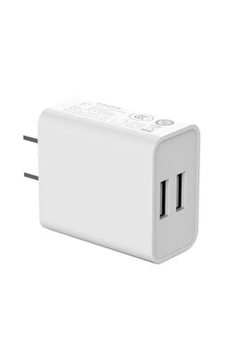 现货批发5V2A充电头10W三口双口