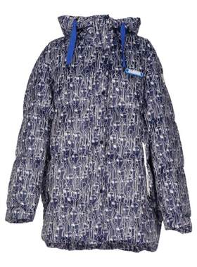 J＆NINA80鹅绒厚羽绒服女中长款连帽外套秋冬休闲抽绳保暖外套