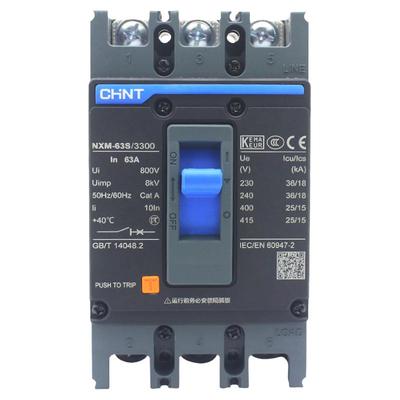 正泰塑壳断路器nxm空开3p4p