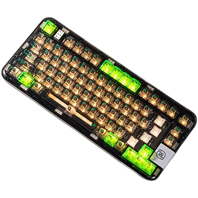 coolkiller透明机械键盘CK75超级码农三模客制化蓝牙无线电竞游戏