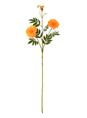 3头万寿菊仿真菊花假花