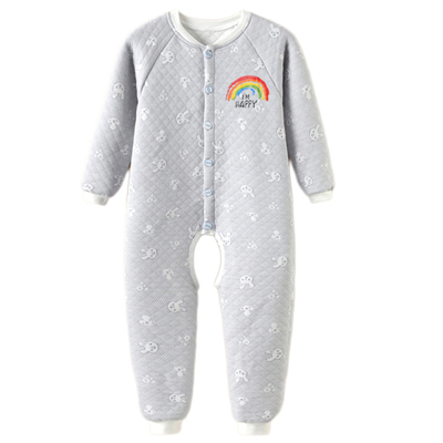 儿童连体睡衣保暖夹棉大童连身衣