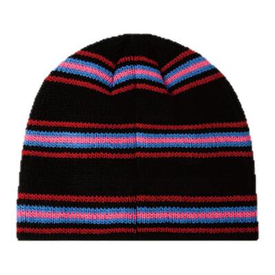 男女同款新款时尚百搭条纹毛线帽