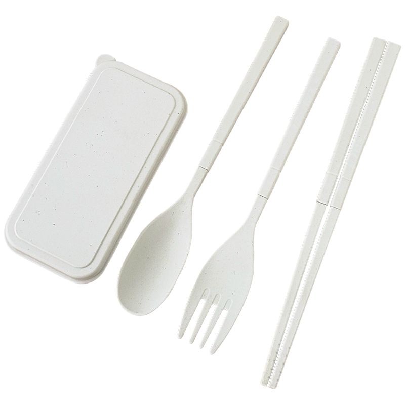 便携式麦秸秆餐具套装