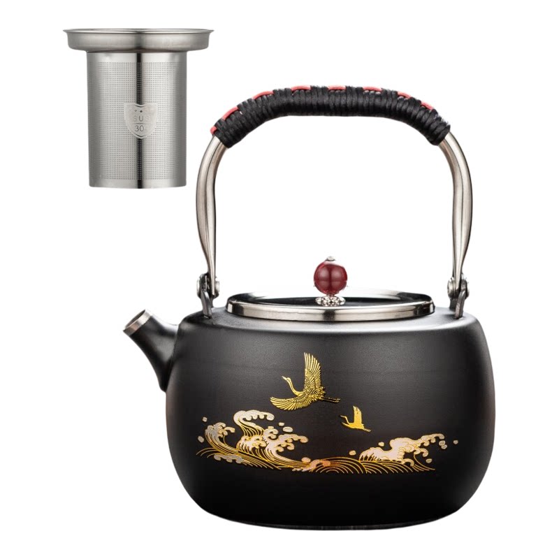304不锈钢煮茶壶家用烧水泡茶壶
