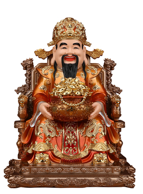 财神爷财神树脂神像店铺供奉开业礼品公司家用办公室招财客厅摆件