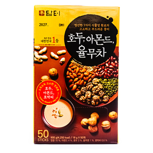 韩国丹特牌坚果薏米谷物固体饮料核桃扁桃仁薏米茶山药黑谷物粉