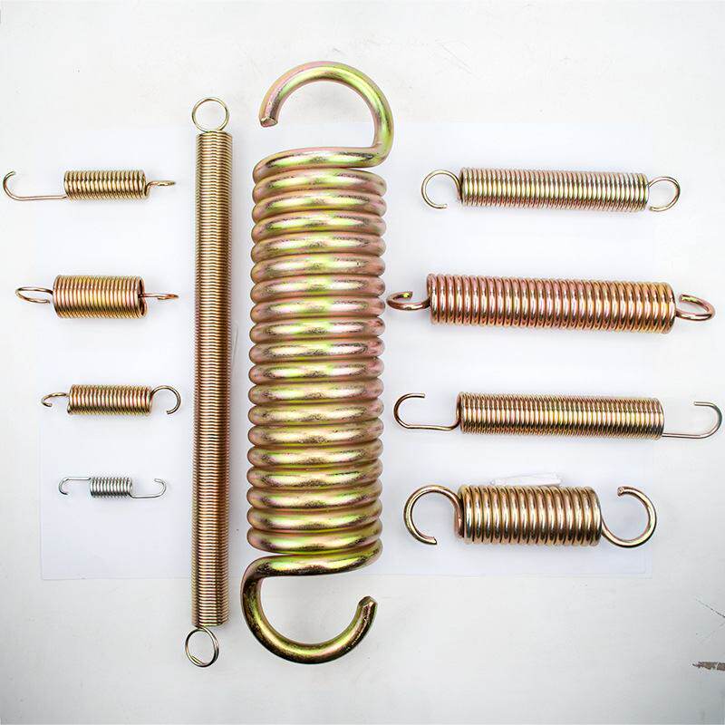 源头工厂高品质大拉簧 粗弹簧 雪地机弹簧 带钩拉伸螺栓弹簧