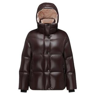 【90鹅绒】波司登2025新款冬季羽绒服女短款科技蓄热泡芙高蓬