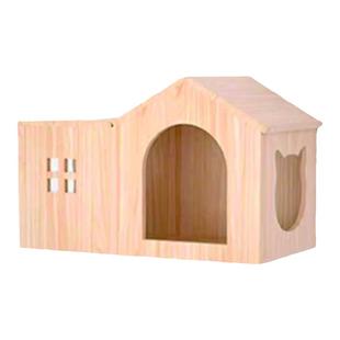 实木猫架猫爬架墙壁式家用上墙猫墙猫咪爬架子跳台猫别墅猫窝一体