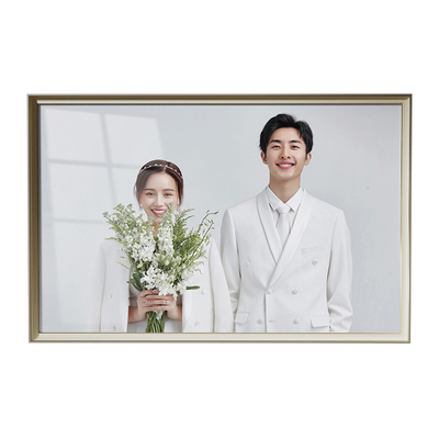 婚纱照相框挂墙免打孔加洗照相片