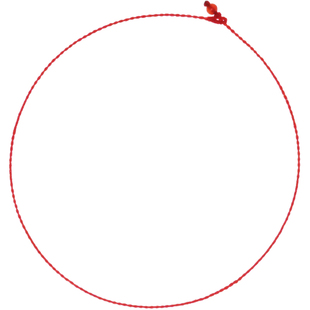 【0.3mm震撼细】本命年幸运手绳14k包金扣细小红绳手链女脚链情侣