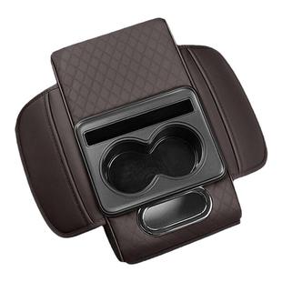 汽车扶手箱增高垫多功能车载纸巾盒中央扶手箱收纳盒储物水杯支架