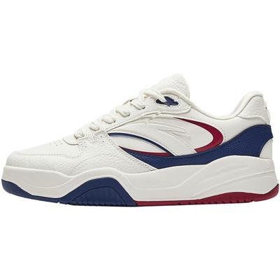 安踏波浪撞色厚底板鞋女鞋