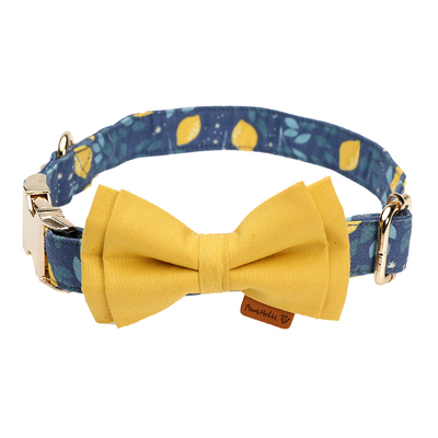 狗狗进口印花低敏亲肤蝴蝶结项圈