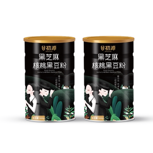 黑芝麻糊核桃桑葚粉黑豆饱腹代餐早餐食品营养无糖精低农科院脂