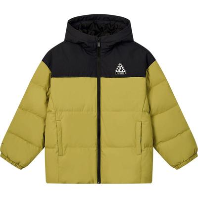 鸿星尔克儿童羽绒服男童中长2025新款中大童女冬季青少年加厚外套