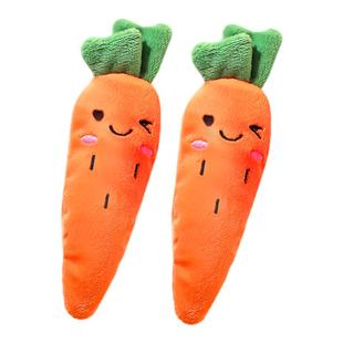 婴儿防惊跳神器手握胡萝卜玩偶可入口0到1岁新生宝宝安抚哄睡玩具