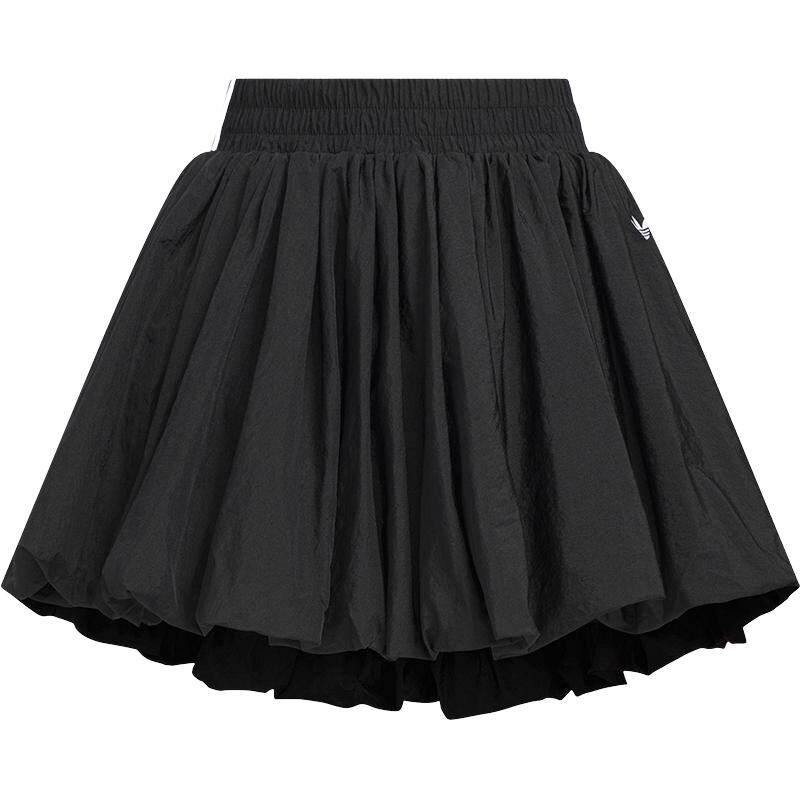 Adidas阿迪达斯三叶草女装2025秋季新款BUBBLE SKIRT半截裙KD8122