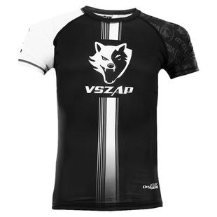 VSZAP格斗训练巴西柔术压缩紧身防磨衣MMA搏击泰拳击服UFC短袖男