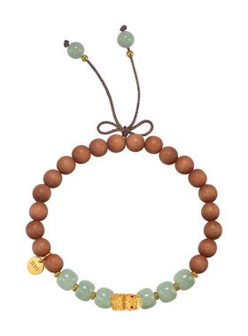 印象瑞红圆珠手串和田玉手饰