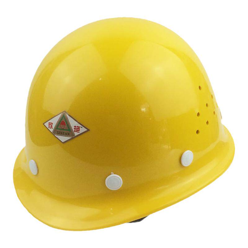 国标加厚玻璃钢安全帽建筑工地施工电力园林领导工人防砸免费印字