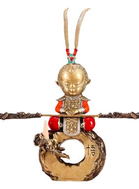 全铜齐天大圣创意生肖猴书房摆件