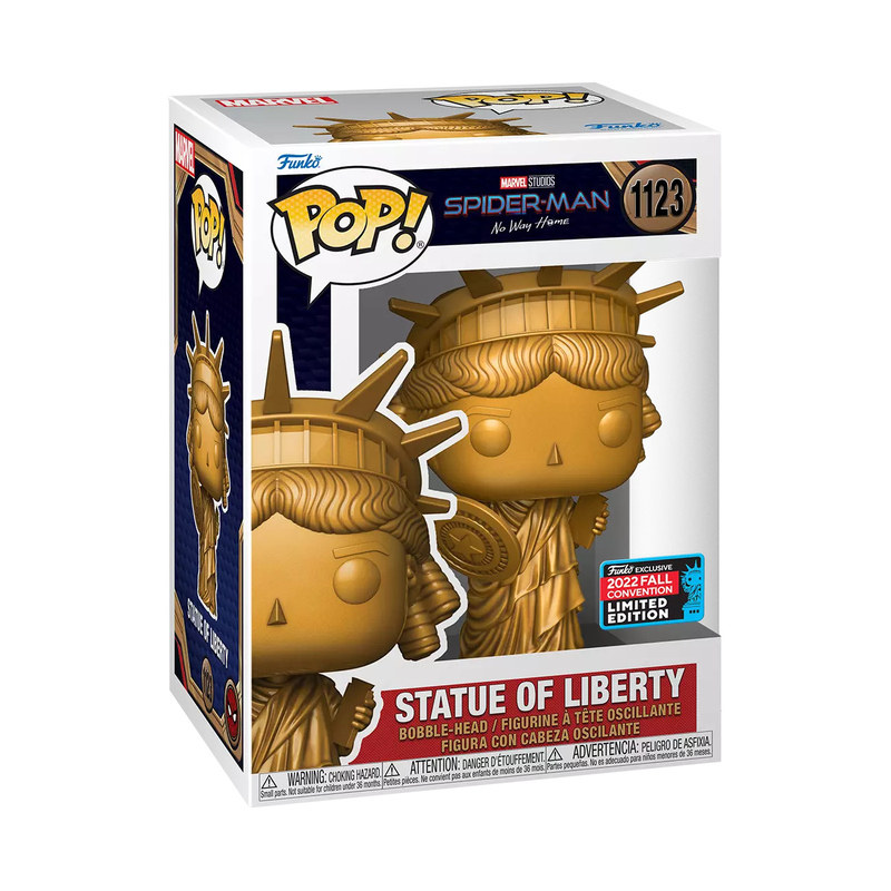 公仔手办FunkoPop蜘蛛侠自由女神