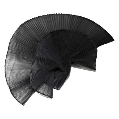 风琴褶皱硬网纱手工diy设计面料