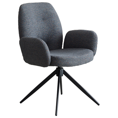 餐椅可旋转轻奢高级感布艺软包