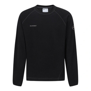 韩国25猛犸象MAMMUT Grid ML Crew 圆领抓绒衣 户外保暖休闲 男女