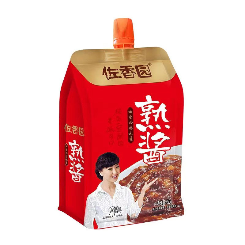 佐香园熟酱450g黄豆酱正宗东北大酱袋装豆瓣酱蘸菜酱炒菜酱即食