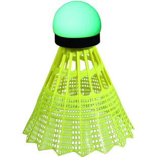 夜光羽毛球室户外防风塑料耐打尼龙训练带灯荧光晚上发光的羽毛球