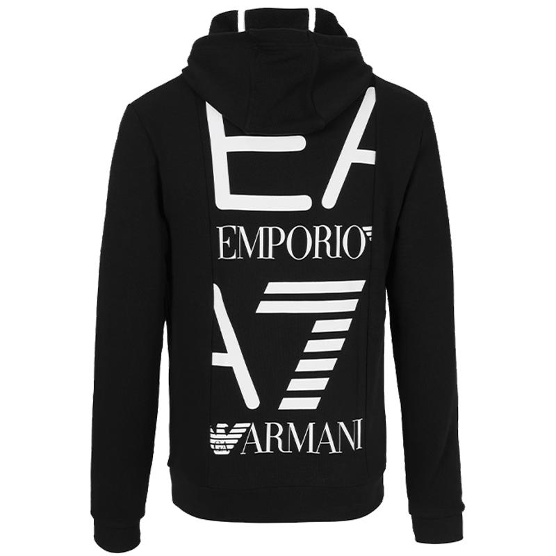 Armani阿玛尼潮流印花连帽卫衣