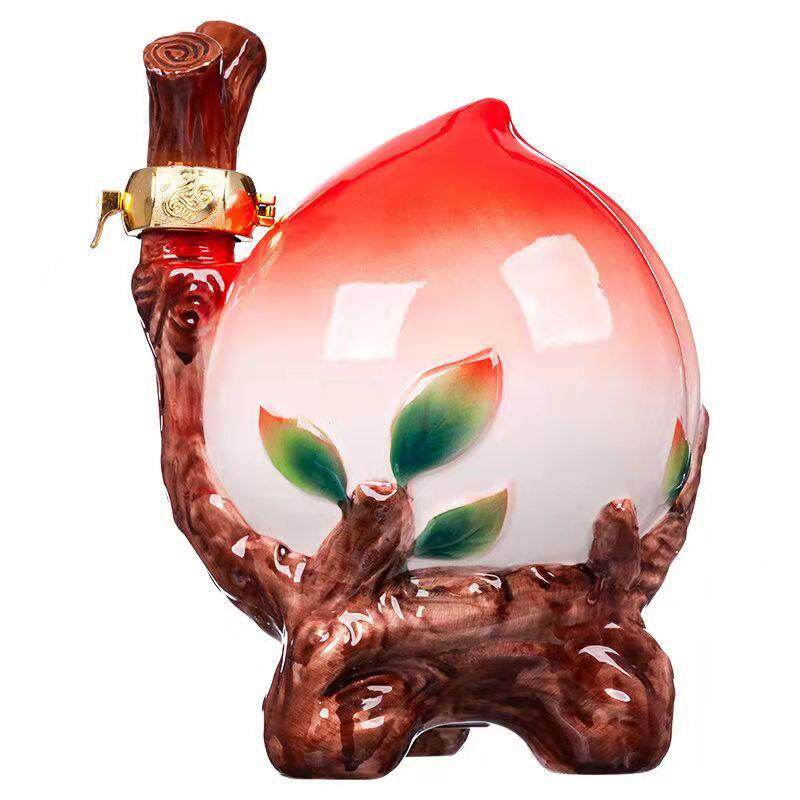福气寿桃礼盒名普1000ml53度