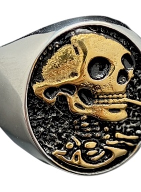 Syou“陪一根”个性骷髅戒指