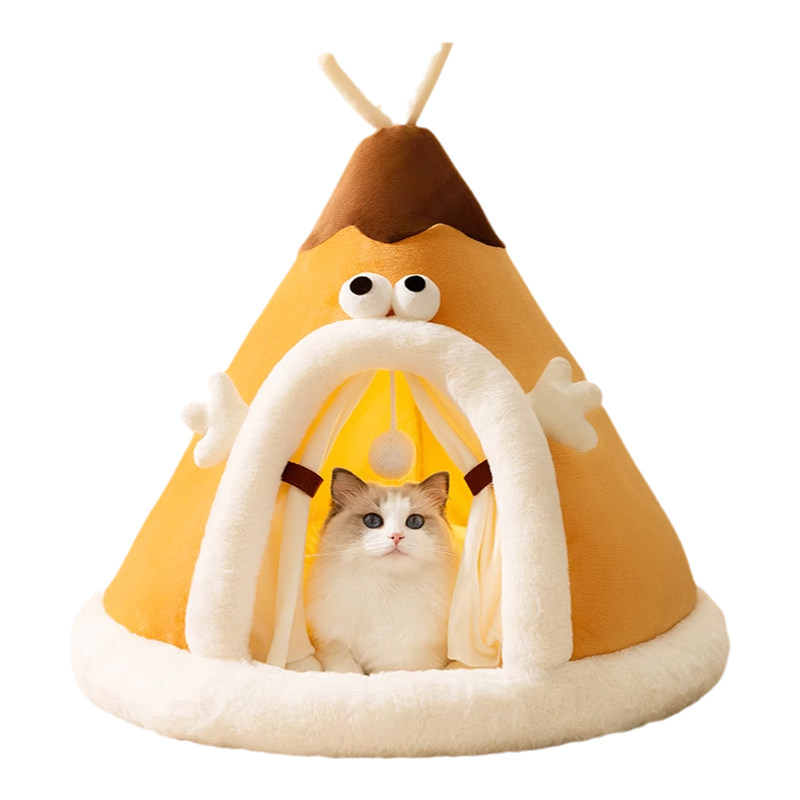 猫窝冬天保暖封闭式安全感猫帐篷躲避屋猫洞四季通用可拆洗狗睡窝