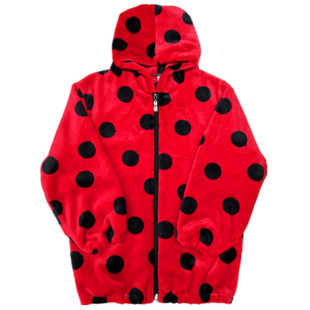 宝宝法兰绒罩衣双面加厚珊瑚绒连帽款冬装棉袄羽绒服防脏衣包邮