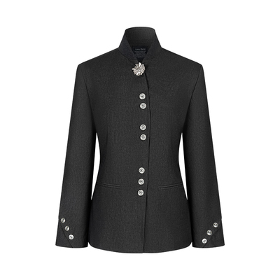 新中式西装外套女早秋两穿西服