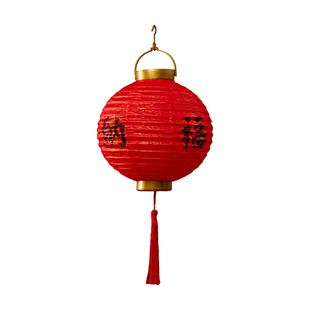 2026新款新年福字灯笼商场店铺装饰挂件春节过年阳台氛围场景布置